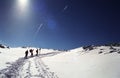 Climbers On Furnica Peak