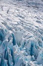 Climbers on glacier