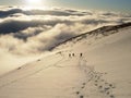 Horolezci ve Vysokých Tatrách