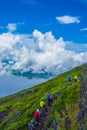 Climbers At Mountain