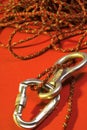Climbing accessories Royalty Free Stock Photo