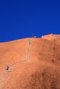 Climbing Ayres Rock - Australia