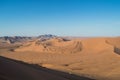 Climbing Big Daddy Dune View onto Desert Landscape, Sossusvlei