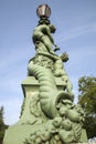 Climbing Boys Lamppost by Bazalgette (1874), Chelsea Embankment; London