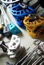 Climbing cams for climbing Royalty Free Stock Photo