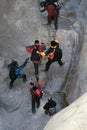 Climbing cliff Royalty Free Stock Photo