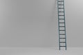 Climbing the corporate ladder of success. Wall, 3D rendering Royalty Free Stock Photo