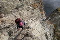 Heavy path in fagaras mountains,Romania