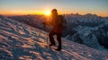 Ascension, mountain, slope, snow, rise, glacier