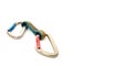 Climbing equipment - Two carabiners