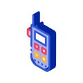 Climbing Gps Assistant Device Alpinism isometric icon
