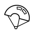 Climbing helmet icon