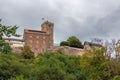 Climbing the hill of the Wartburg in Eisenach Royalty Free Stock Photo