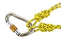 Climbing knots and carabiner