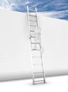 Climbing the ladder Royalty Free Stock Photo