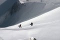 Climbing Mont Blanc Royalty Free Stock Photo