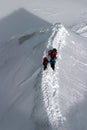 Climbing Mont Blanc Royalty Free Stock Photo