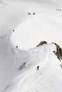 Climbing Mount Blanc, France Royalty Free Stock Photo