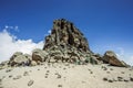 Climbing the mount Kilimanjaro, Machame route - Lava Tower (4600m) campsite (Tanzania)