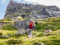 Climbing the Mountain Royalty Free Stock Photo