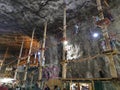 Climbing park in a salt mine