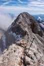 Climbing part towards Triglav mountain Royalty Free Stock Photo