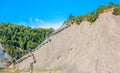 Climbing Path to the top of Montmorency Falls Royalty Free Stock Photo