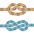 Climbing rope knot symbols