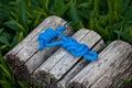 Climbing rope on a natural background. Royalty Free Stock Photo