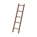 climbing step ladder safety cartoon vector illustration