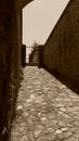 Climbing to the grave of the Sultan Suleyman, Istanbul Royalty Free Stock Photo