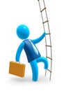 Climbing to success Royalty Free Stock Photo