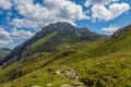 Climbing Tryffan via the South Ridge in the Ogwen Vally in Snowdonia