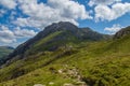 Climbing Tryffan via the South Ridge in the Ogwen Vally in Snowdonia