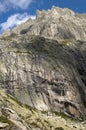 Climbing walls, Bernese Oberland, Switzerland Royalty Free Stock Photo