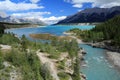 Cline River - Kootenay Plains, Alberta Royalty Free Stock Photo