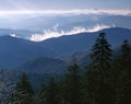 Clingman's Dome Sunrise Royalty Free Stock Photo