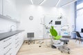 Clinic interior with dental unit Royalty Free Stock Photo