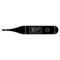 Clinical Digital Thermometer vector