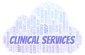 Clinical Services word cloud