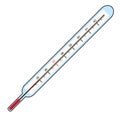 Clinical thermometer vector