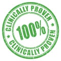 Clinically proven rubber vector stamp