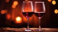 clinking red wine isolated Royalty Free Stock Photo