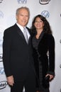 Clint Eastwood,Dina Ruiz Royalty Free Stock Photo