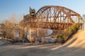 Clinton Presidential Park Bridge in Little Rock, Arkansas Royalty Free Stock Photo