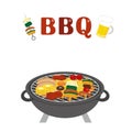 Clip art of barbecue