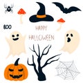 collection of clip art for happy halloween