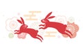 Clip art of Year of the rabbit