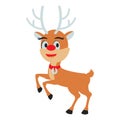 Clip art of reindeer with cartoon design Royalty Free Stock Photo