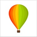 Clip Art Vector Air Balloon Colorfull